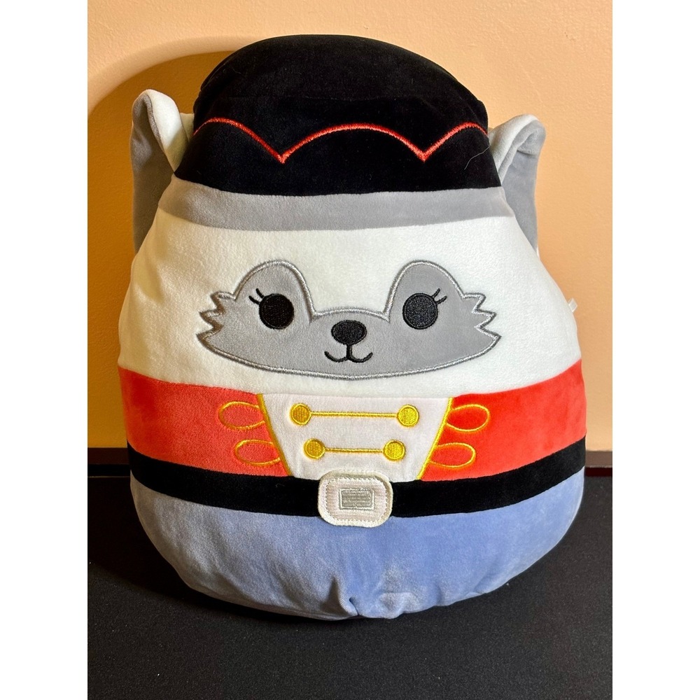 Squishmallows 12 Inch Gracelynn the Winter Fox Nutcracker Plush Toy Jazwares